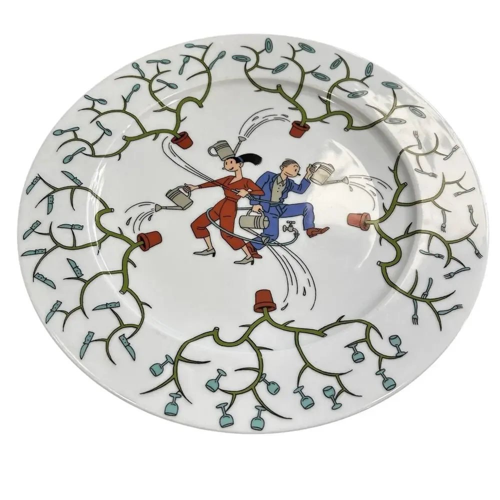 Anno 2001 Platter by Cartoonist‎ Joost Swarte for Randstad Holdings Denmark 12